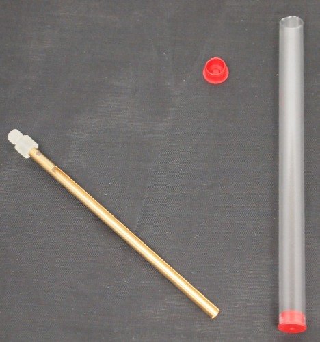 Porta-amostras VSM Meio-tubo de Lato (P125A)