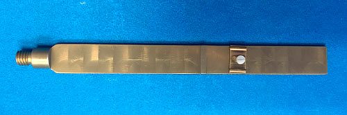 VSM Large Bore Aluminum Paddle Sample Holder (P125D)