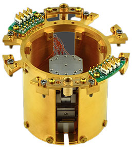 OptiCool nanopositioner on large-volume pod