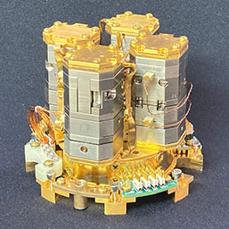 Sample Pod with Four Nanopositioner Stacks